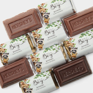 Woodland Wildlife It’s a Boy Baby Shower Hershey's Miniatures