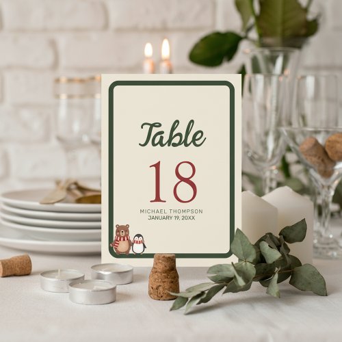 Woodland Winter Baby Shower