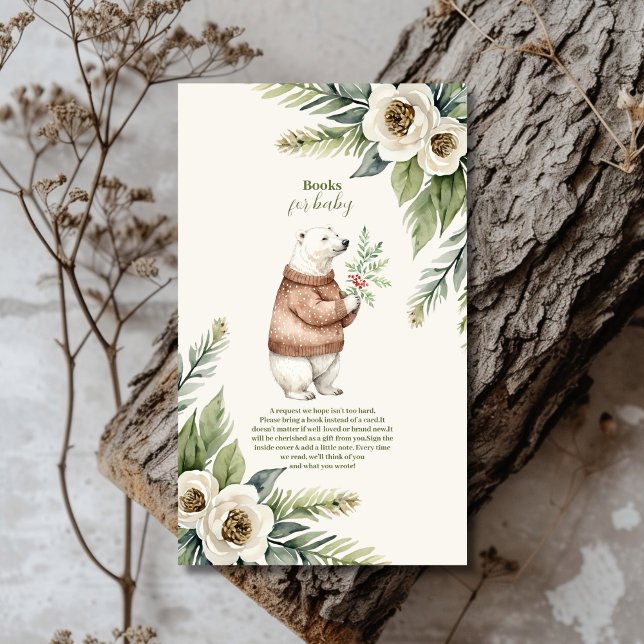 Woodland Winter Christmas  Books for Baby Enclosure Card (Creator Uploaded)
