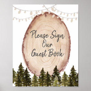 Woodland Winter Forest Please Sign our Guest