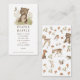 Woodland Wonder Bear Diaper Raffle Enclosure Card | Zazzle