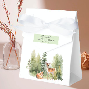 Woodland Wonder Deer Baby Shower Favor Boxes
