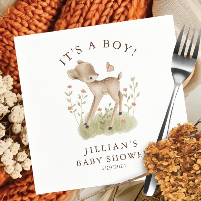 Woodland Wonder Deer Napkins (Creator Uploaded)