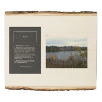 Woodland Wooden Photo Panel