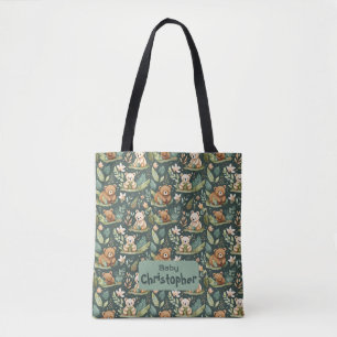 Woodlands Bear Tote Bag