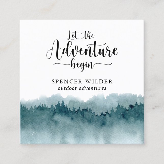 Woodlands Forest Business Card (Front)