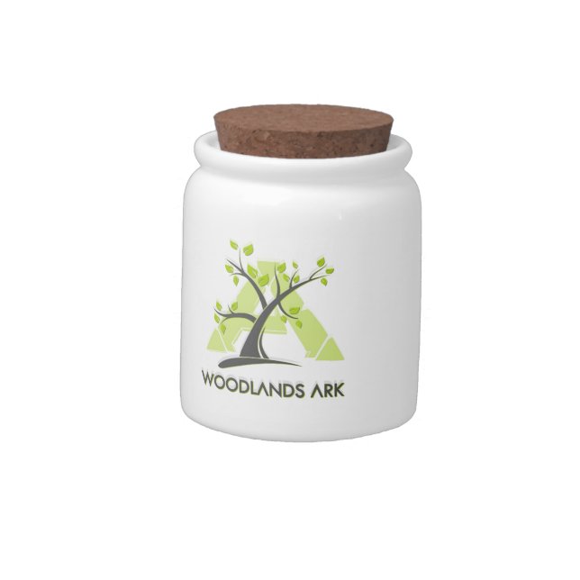 WoodlandsARK Candy Jar w/LOGO (Left)