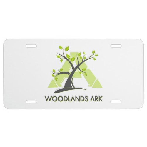 WoodlandsARK License Plate wLOGO