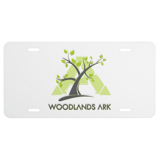 WoodlandsARK License Plate w/LOGO (Front)
