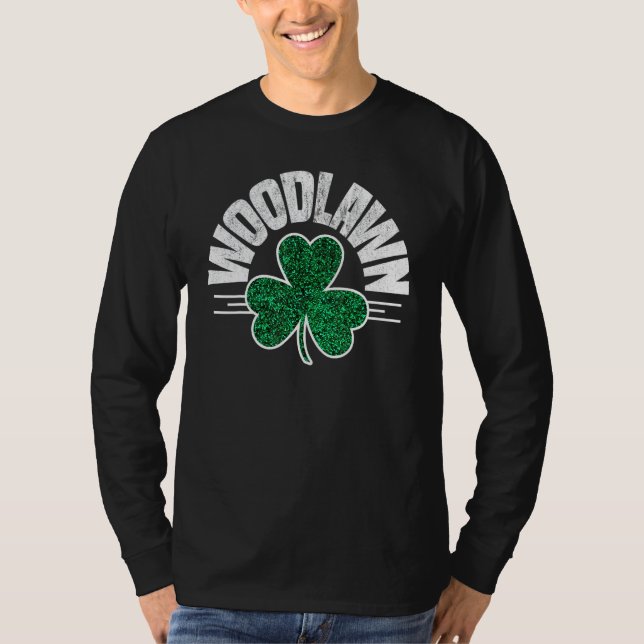 Woodlawn Bronx St Patricks Day Funny Irish Ny Sham T-Shirt (Front)