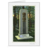 Woodlawn Cemetery, Mark Twain Gravestone Scene (Front)