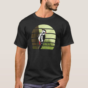 Woodpecker Bird Birder Bird Birdwatcher Animal T-Shirt