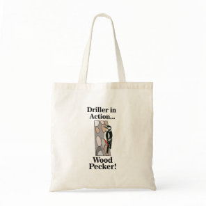 Woodpecker Bird Funny Tote Bag