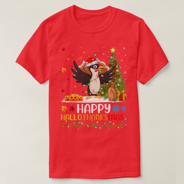 Woodpecker Bird Lover Funny Happy Woodpecker Hello T-Shirt (Design Front)