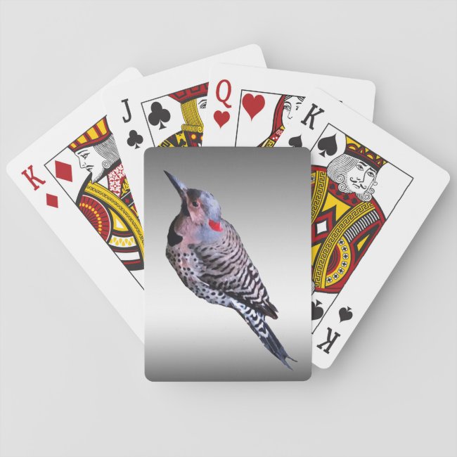 Woodpecker Bird Northern Flicker Playing Cards