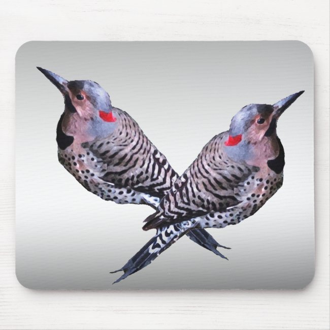 Woodpecker Birds Northern Flicker Mousepad