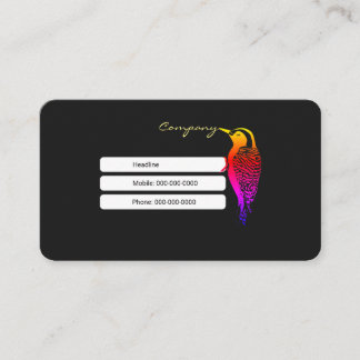 Woodpecker Business Card