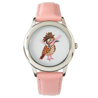 Woodpecker Cowboy Hat Watch – Polka Dot Folk Art