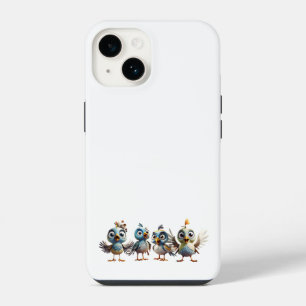 woodpecker Cute baby bird iPhone 14 Tough Case, Gl Case