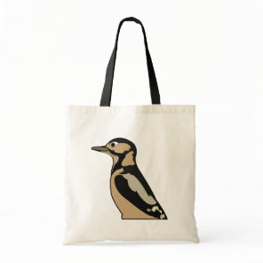 Woodpecker Cute Illustration Tote Bag