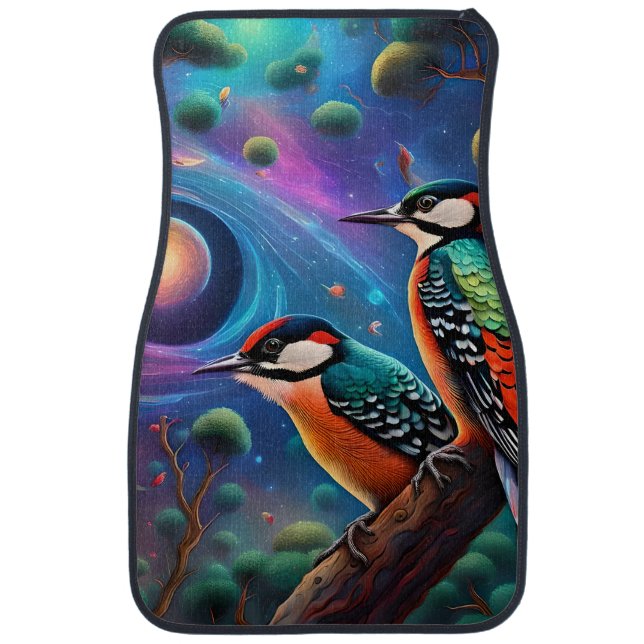 Woodpecker Developers Car Floor Mat (Front)