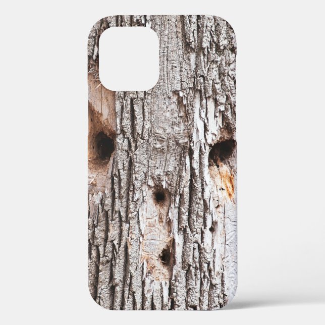 Woodpecker Hole Tree Face Case-Mate iPhone Case (Back)