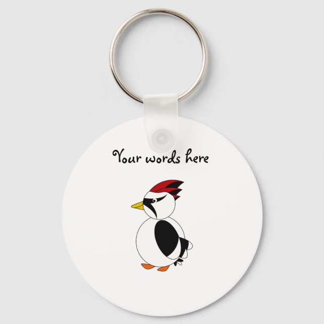 Woodpecker Keychain (Front)