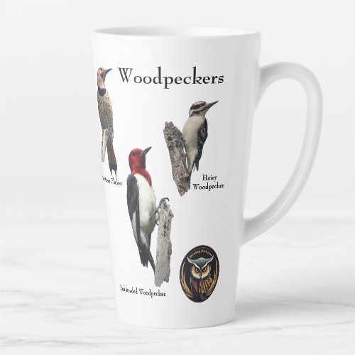 Woodpecker LatteCoffee Mug
