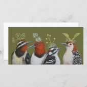 Woodpecker photo card (Front/Back)