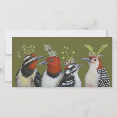 Woodpecker photo card