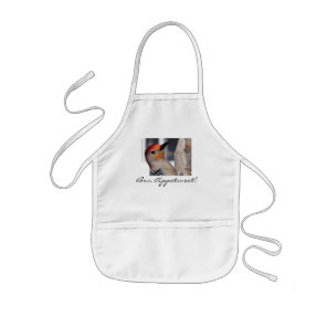 Woodpecker Portrait Kids' Apron