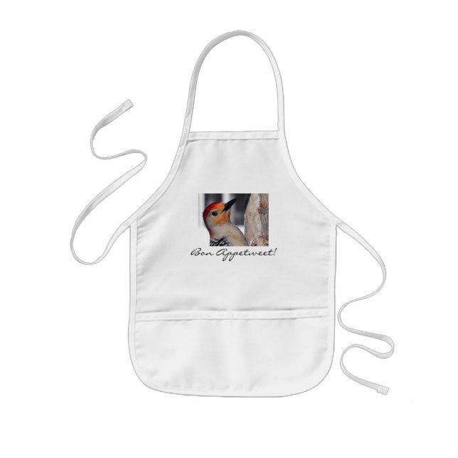 Woodpecker Portrait Kids' Apron (Front)