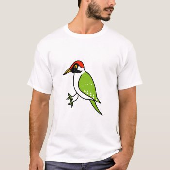 Woodpecker T-shirt by prawny at Zazzle