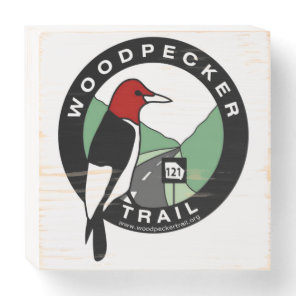 Woodpecker Trail Wood Sign