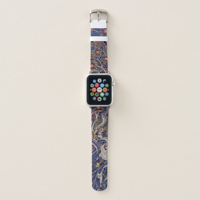 Woodpecker, William Morris Apple Watch Band (Front)