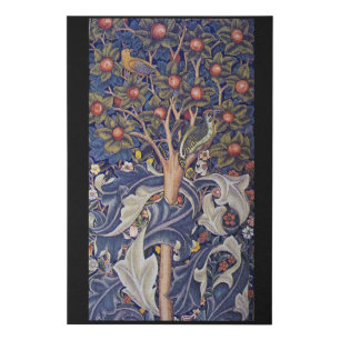 Woodpecker, William Morris Faux Canvas Print