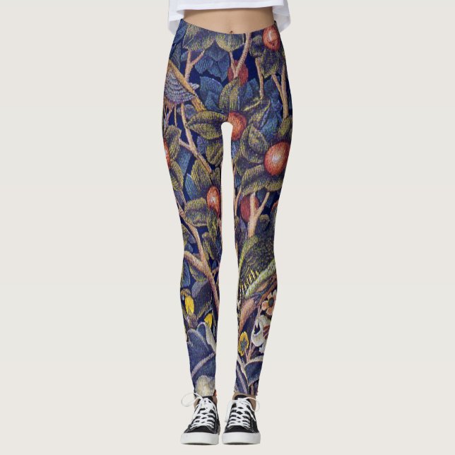 Woodpecker, William Morris Leggings (Front)