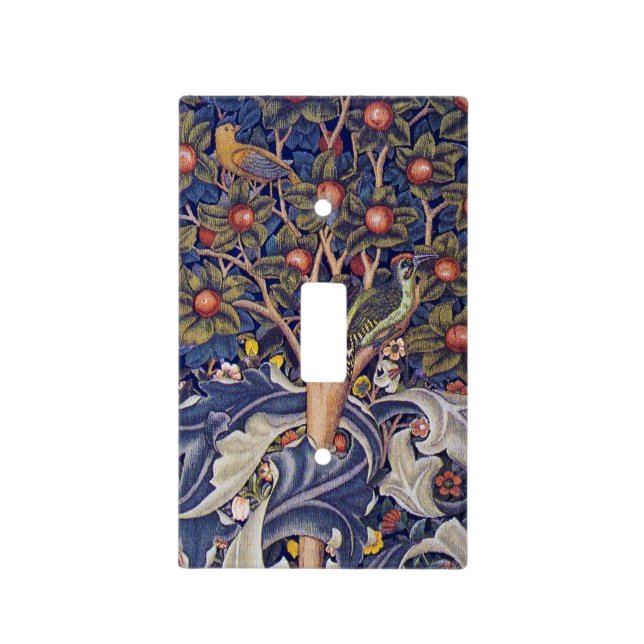 Woodpecker, William Morris Light Switch Cover (Front)