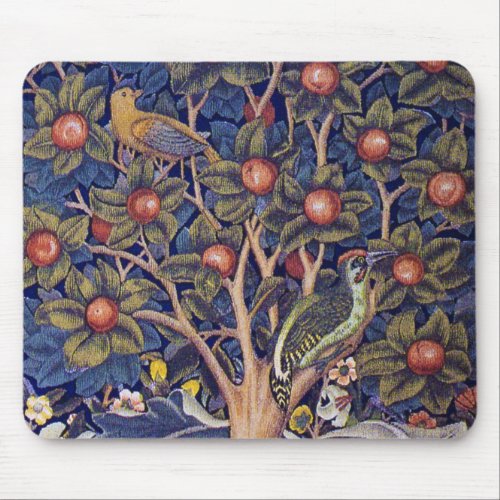 Woodpecker William Morris Mouse Pad