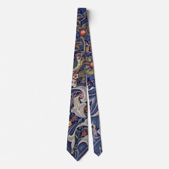 Woodpecker, William Morris Neck Tie (Front)