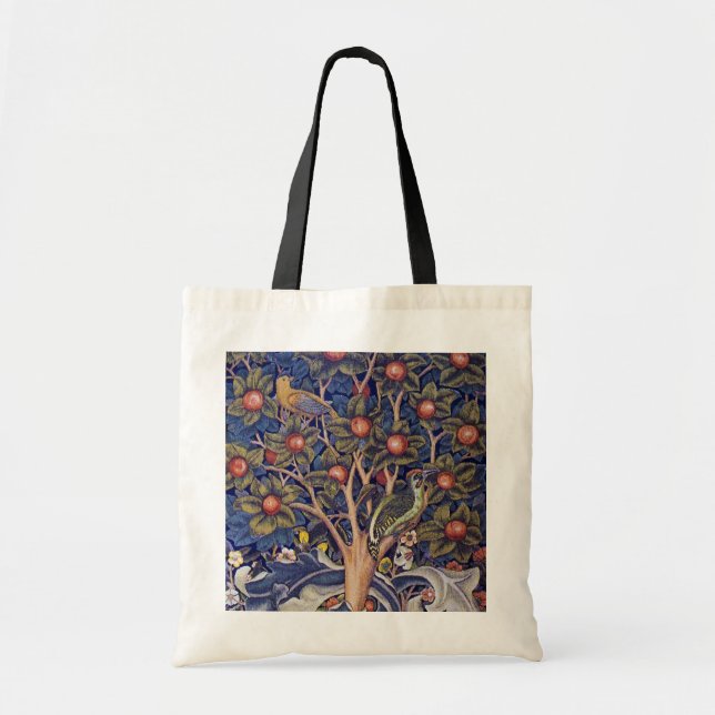 Woodpecker, William Morris Tote Bag (Front)