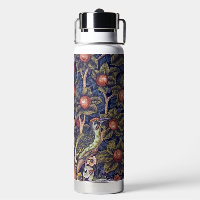 Woodpecker, William Morris Water Bottle (Back)