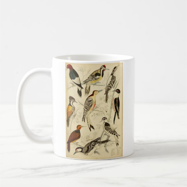 Woodpeckers Coffee Mug (Left)
