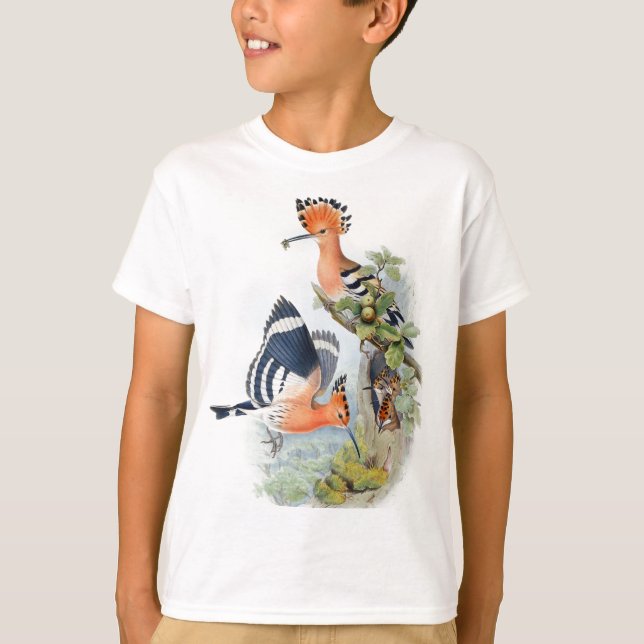 Woodpeckers Cute birds kids shirt (Front)