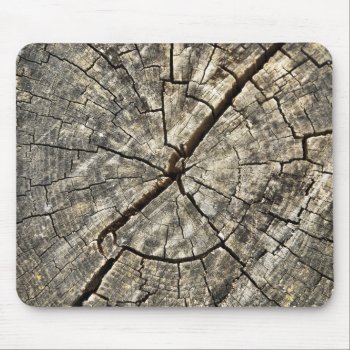 Woodpile Round Mouse Pad by lampionus at Zazzle