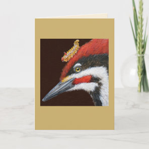 Woodrow the pileated woodpecker card