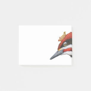 Woodrow the pileated woodpecker post-it notes