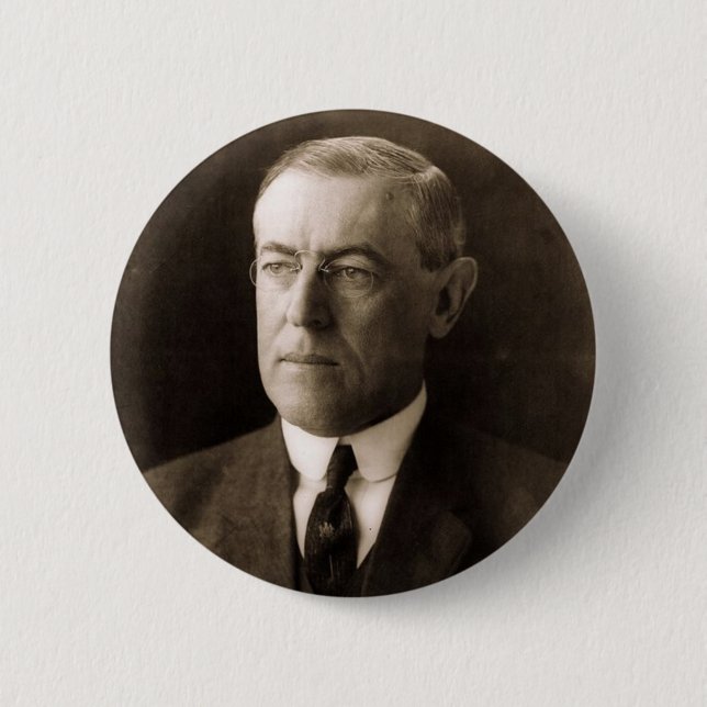 Woodrow Wilson Button (Front)