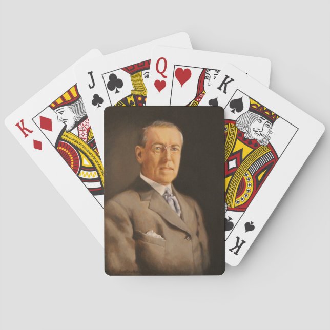 Woodrow Wilson Poker Cards (Back)