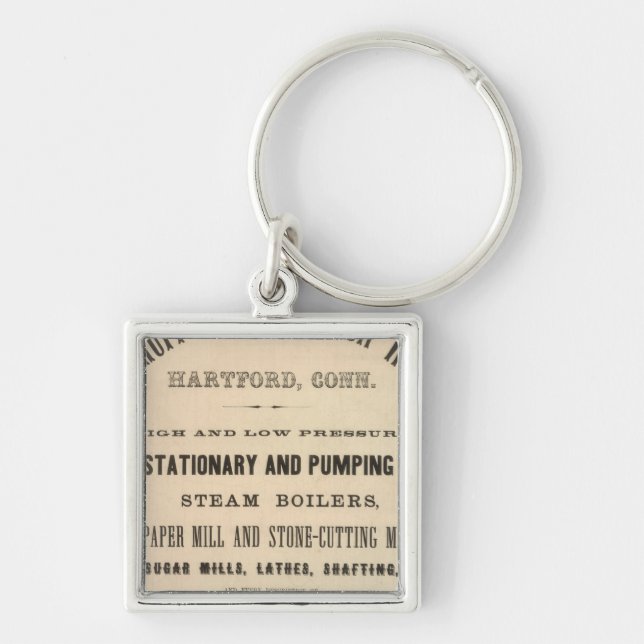 Woodruff and Beach Iron Works Keychain (Front)
